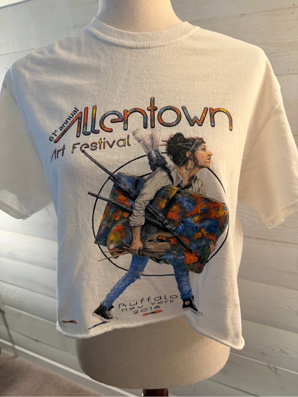 Buffalo’s Allentown Art Festival Cropped Graphic Tee